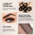 Two-Color Eyebrow Powder Duo for Natural Brows and Contouring
