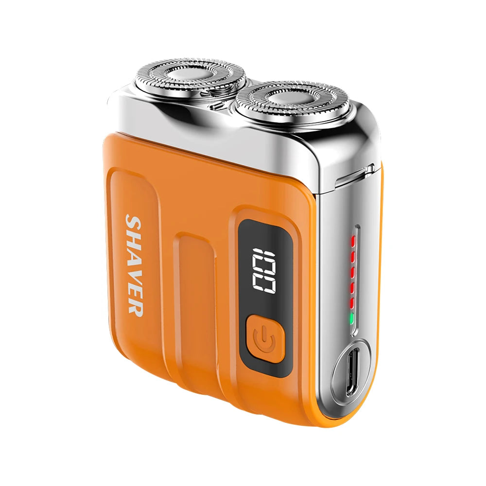 Portable Mini Electric Shaver for Travel and Grooming