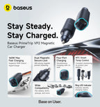 30W Dual Port Fast Car Charger USB and Type-C