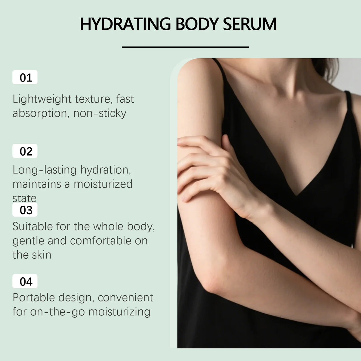 Hyaluronic Acid Body Serum for Dry and Rough Skin