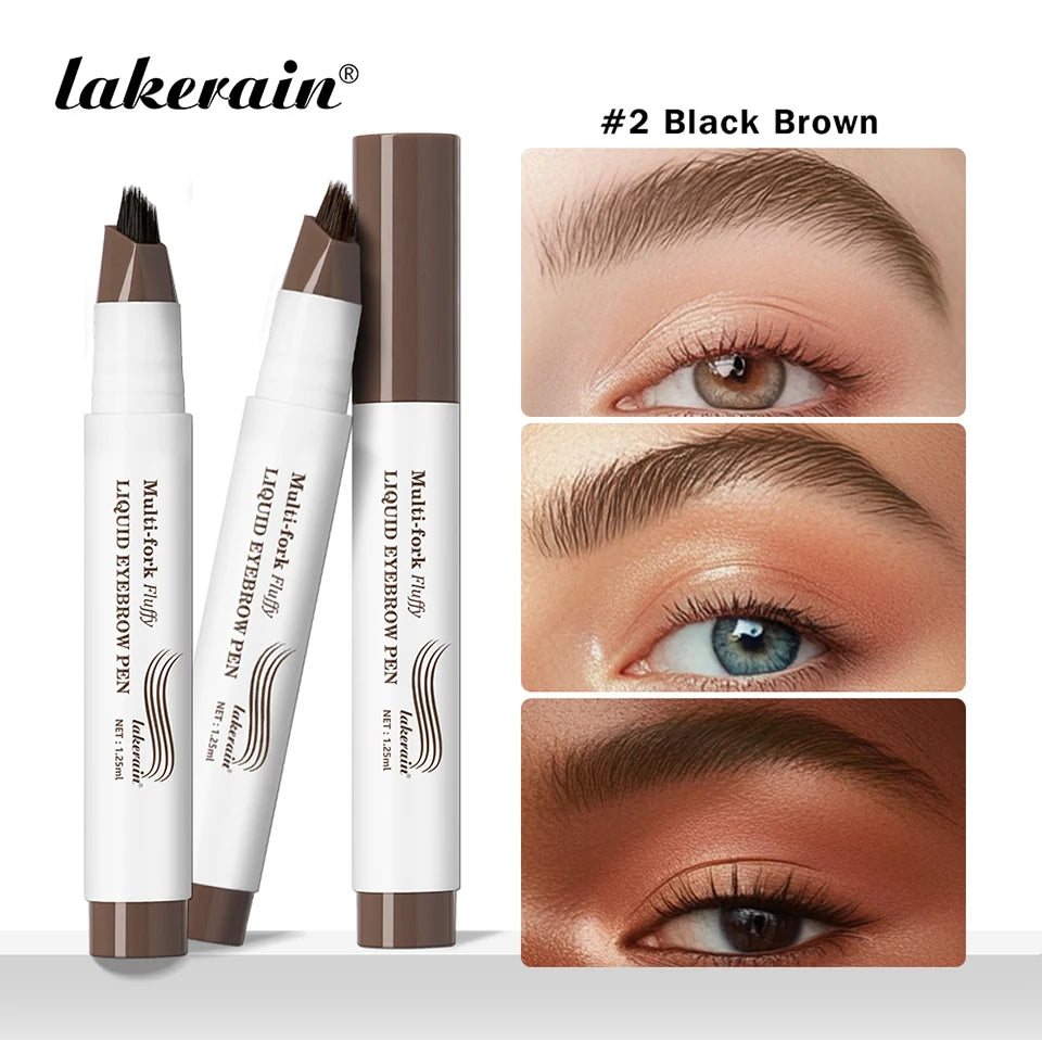 Waterproof Multi-Fork Liquid Eyebrow Pen - 7