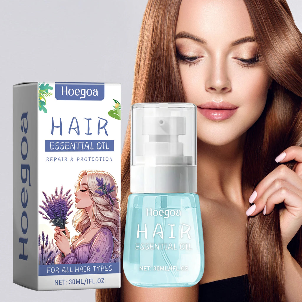 Lavender Essential Oil for Hair Repair and Frizz Control
