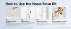 Portable Electric Water Flosser and Scalp Massager Set