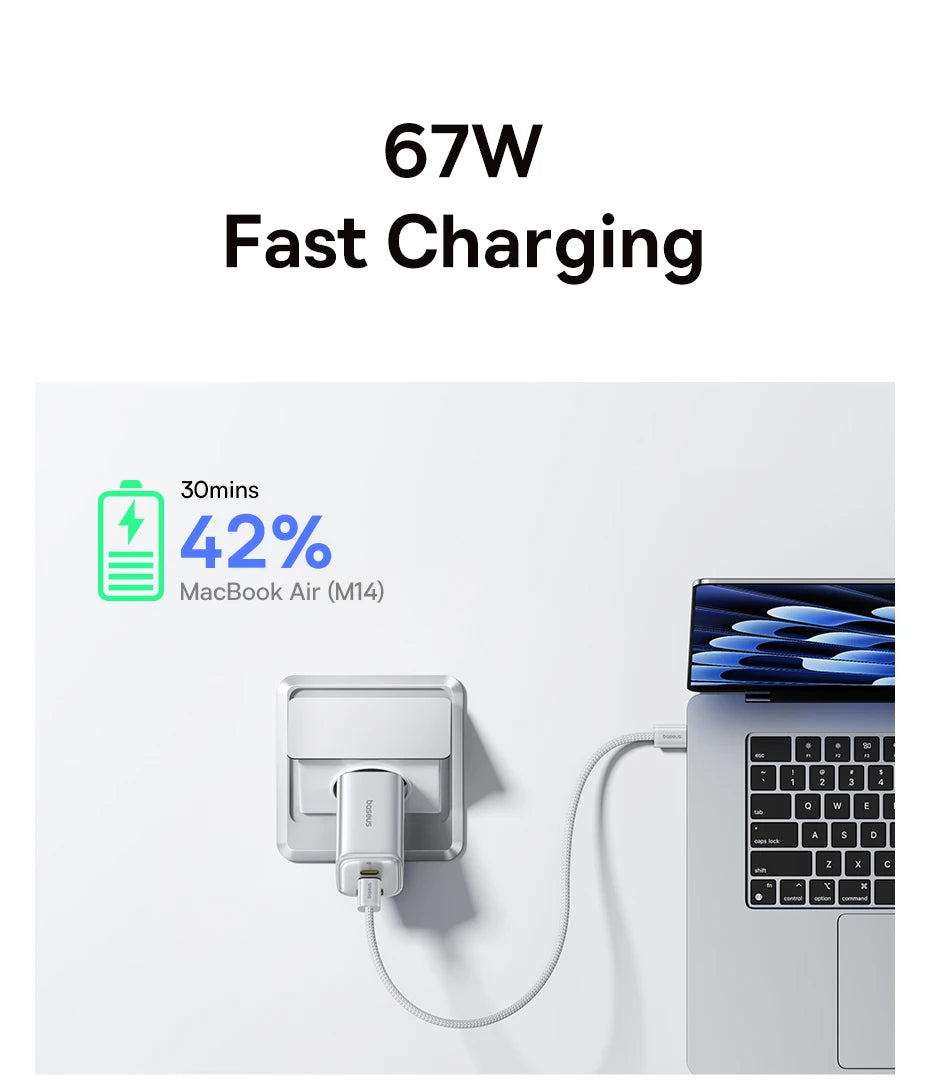 100W GaN Fast Desktop Charger with 3 USB-C Ports
