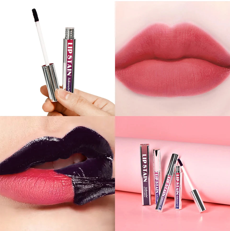 Waterproof Peel-Off Lip Stain Matte Tint - 19
