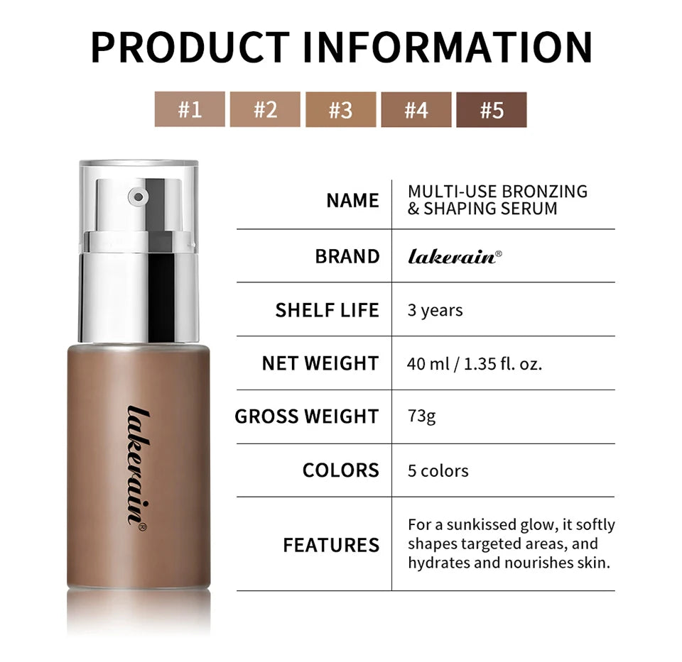 Multi-Use Liquid Bronzing and Contouring Serum - 18