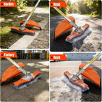 12-Inch Nylon Outdoor Surface Cleaning Brush for Trimmers