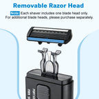 Portable Men's Retractable Manual 6-Layer Blade Shaver
