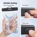 IPX8 Universal Waterproof Phone Pouch for Swimming and Diving