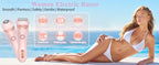 2-in-1 Electric Shaver for Women Wet and Dry Hair Remover