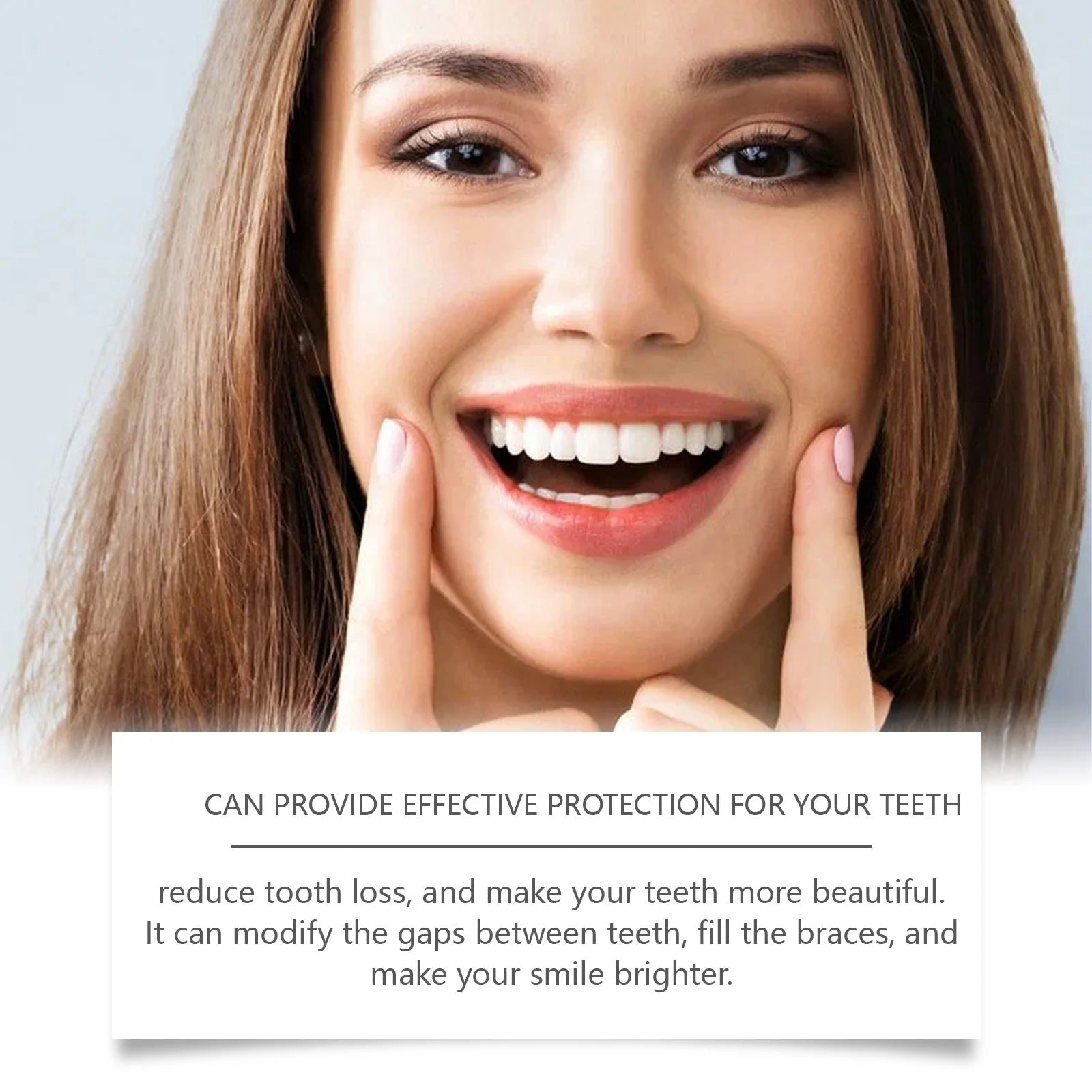 Flexible Silicone Cosmetic Denture Set for Smile Restoration - 4