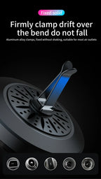 Car Air Vent Fragrance Diffuser with RGB Music Rhythm LED Light