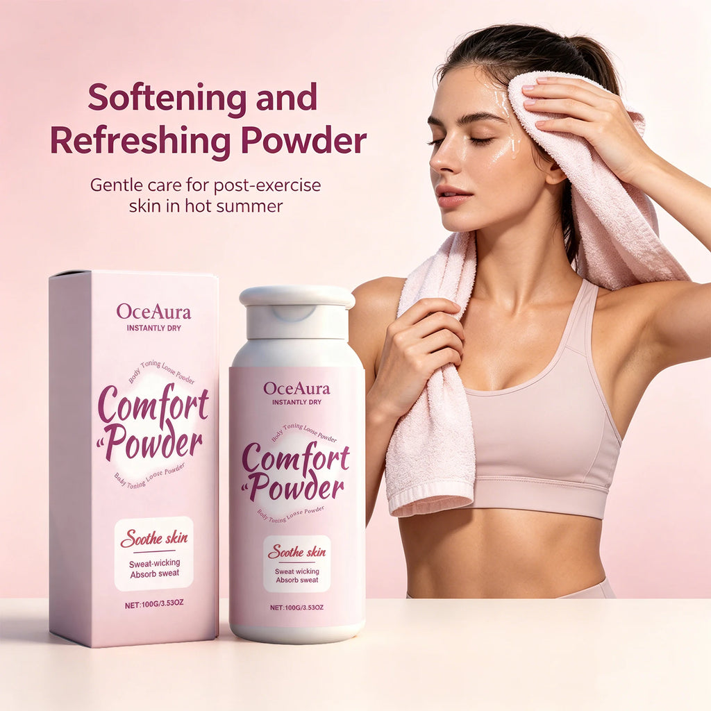 All-Over Sweat-Wicking Body Powder for Anti-Chafing Comfort