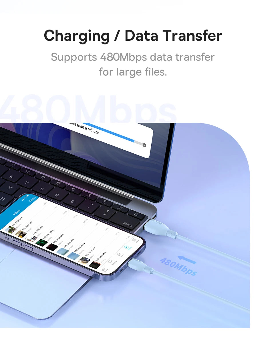 2.4A Fast Charging Data Cable for iPhone