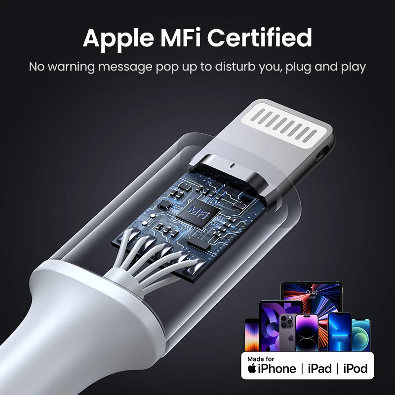 USB-C to Lightning PD Fast Charging Cable for iPhone