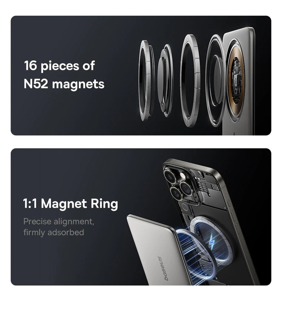 Magnetic Wireless Power Bank for iPhone 12-17 Series