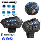 BT12-2x Motorcycle Helmet Bluetooth 5.4 Headset with Voice Assistant
