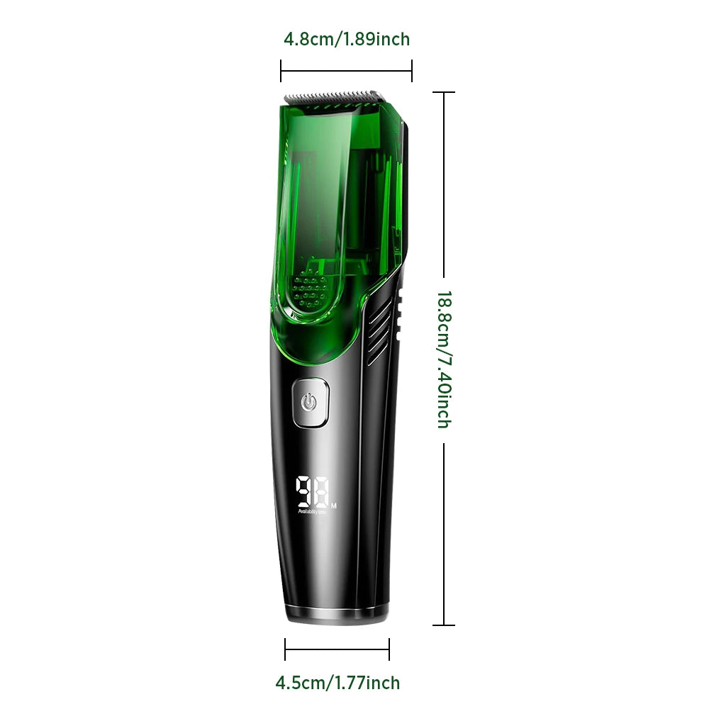 Rechargeable Cordless Vacuum Beard Trimmer for Men - 9