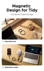 240W Magnetic USB-C Fast Charging and Data Sync Cable