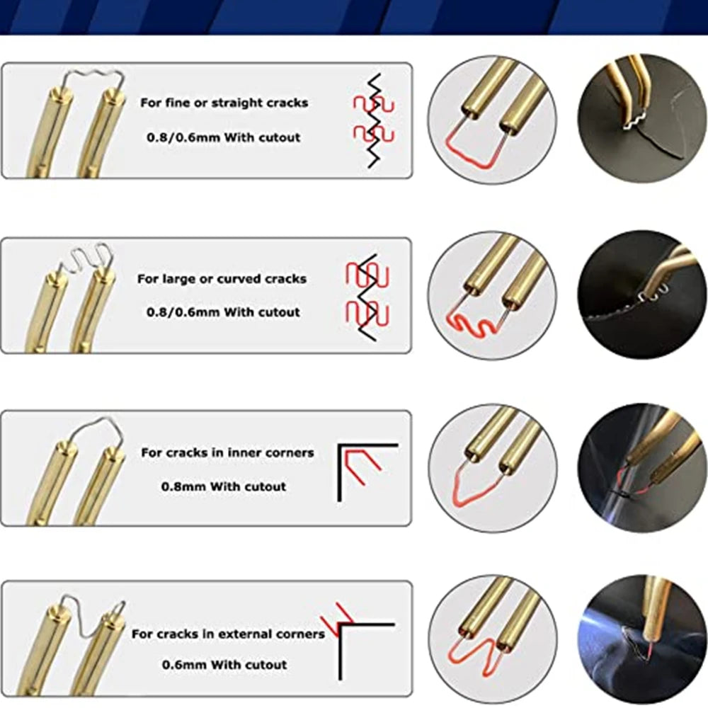Stainless Steel Hot Stapler Welding Staples for Plastic Repair