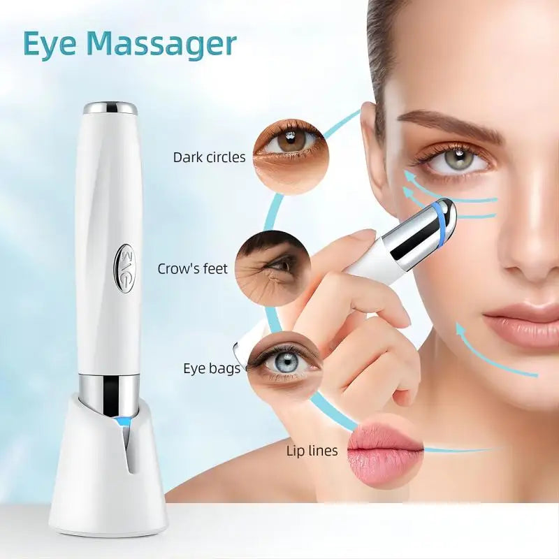 3-in-1 LED Photon Eye and Facial Massage Wand