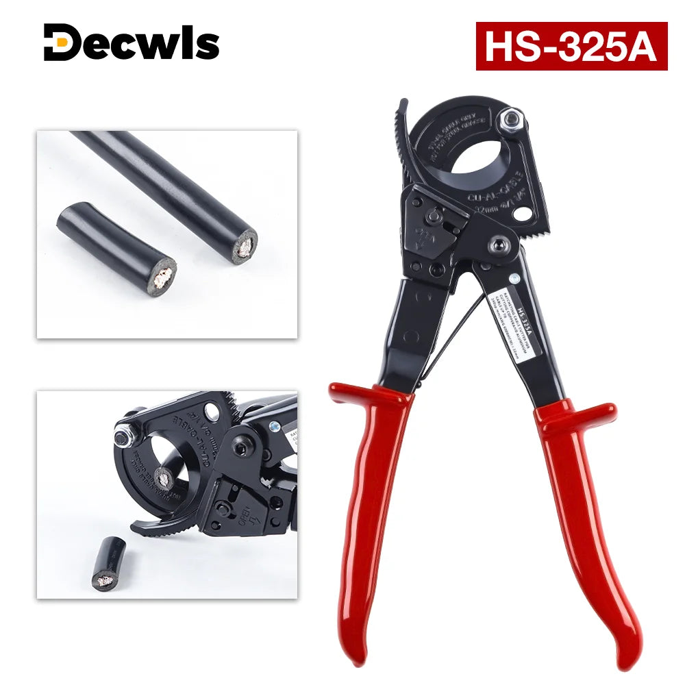 Ratchet Cable Cutter for Copper and Aluminum Wire up to 240mm²