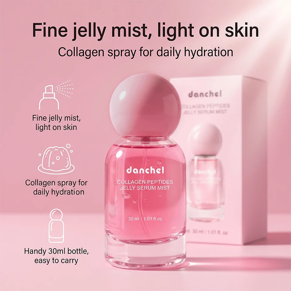 Collagen Peptides Jelly Serum Mist for Deep Facial Hydration