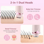 2-in-1 Dual-Head Painless Electric Razor for Women