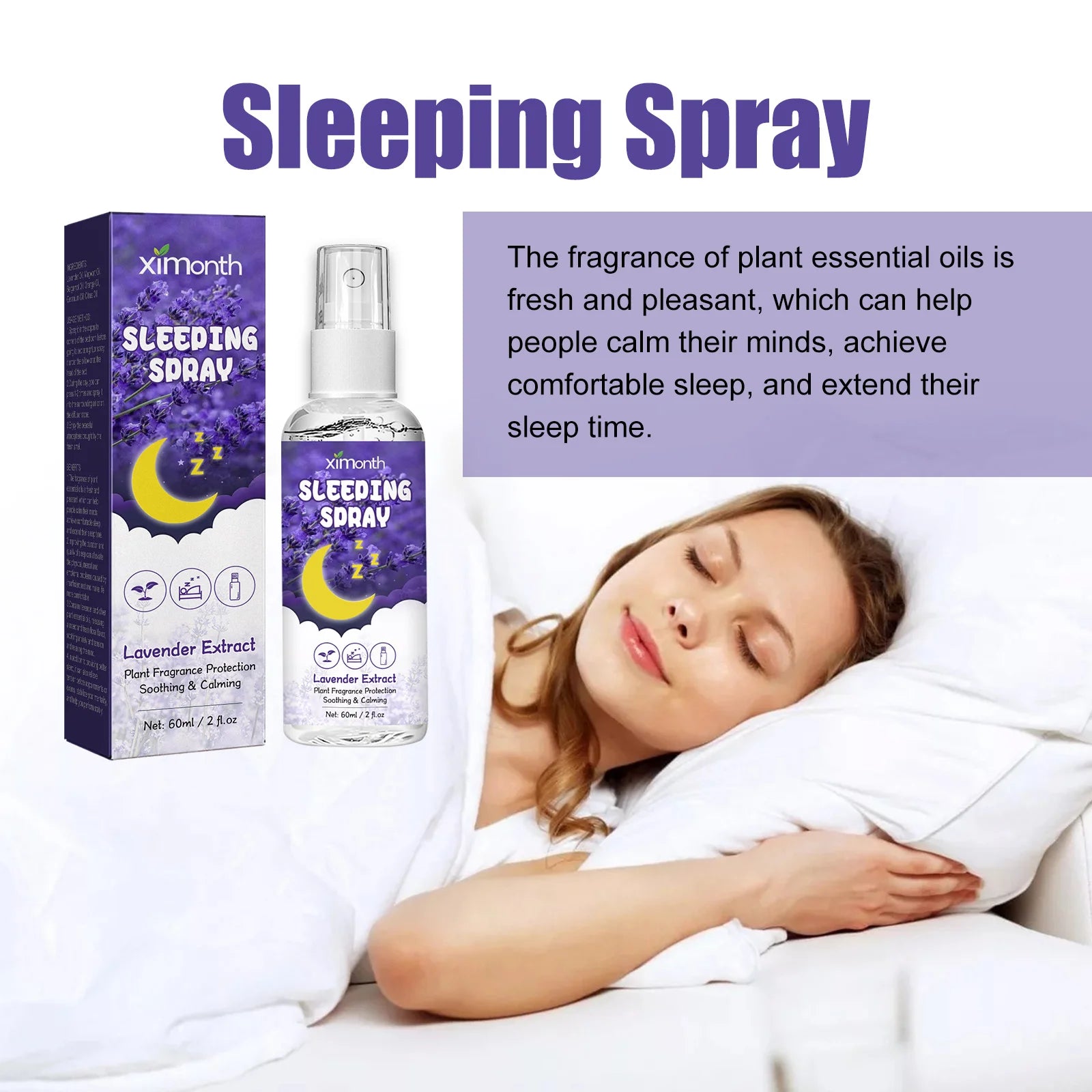 Lavender Calming Sleep Mist for Restful Nights - 8
