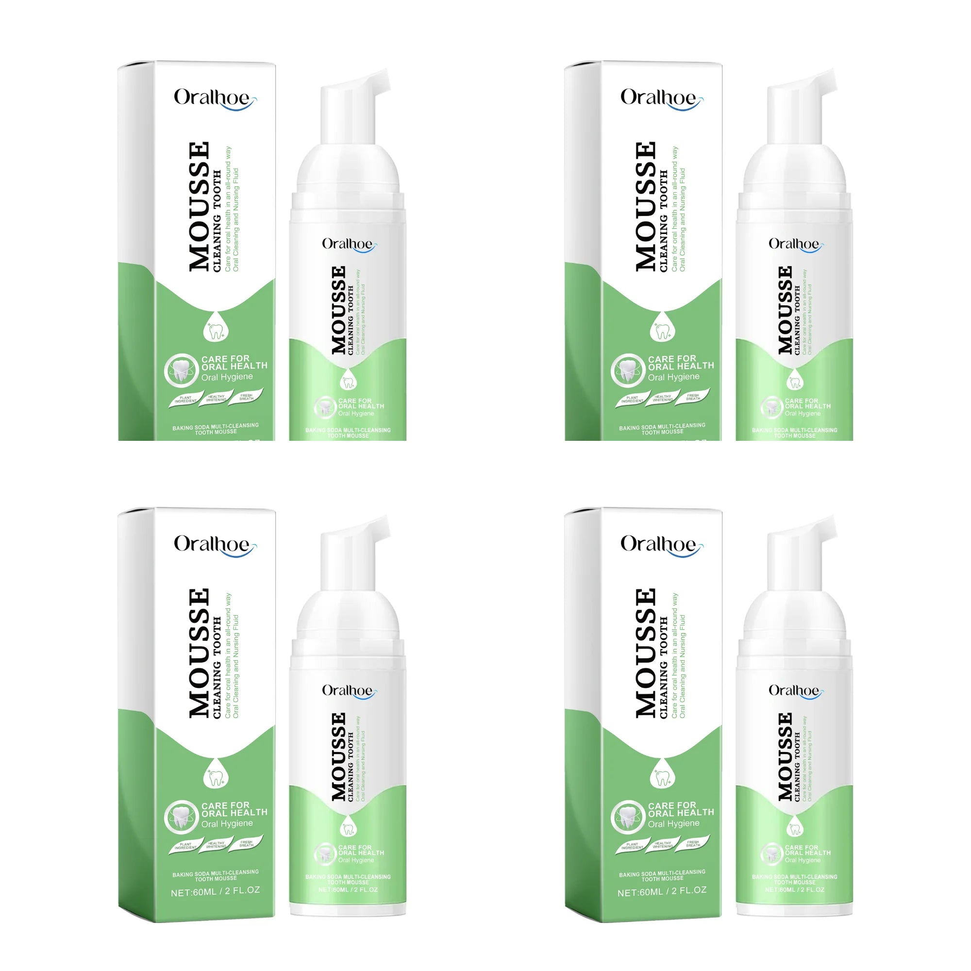 Whitening Foaming Toothpaste for Stain Removal and Fresh Breath - 15