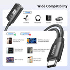 USB-C to 3.5mm Headphone Jack and 60W PD Fast Charging Adapter
