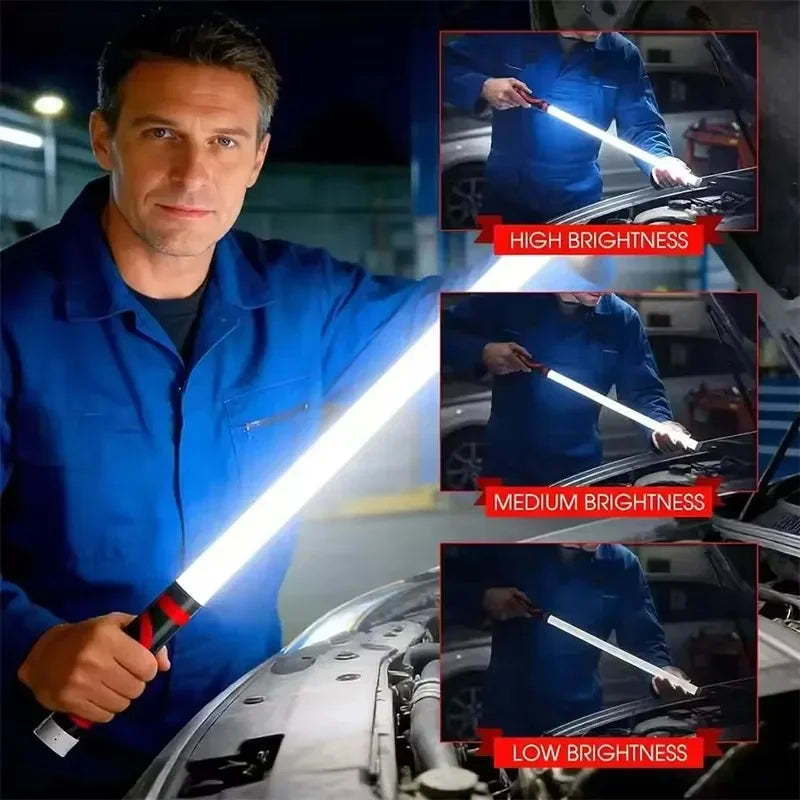 Flexible Silicone LED Work Light Rechargeable USB-C Handheld Flashlight