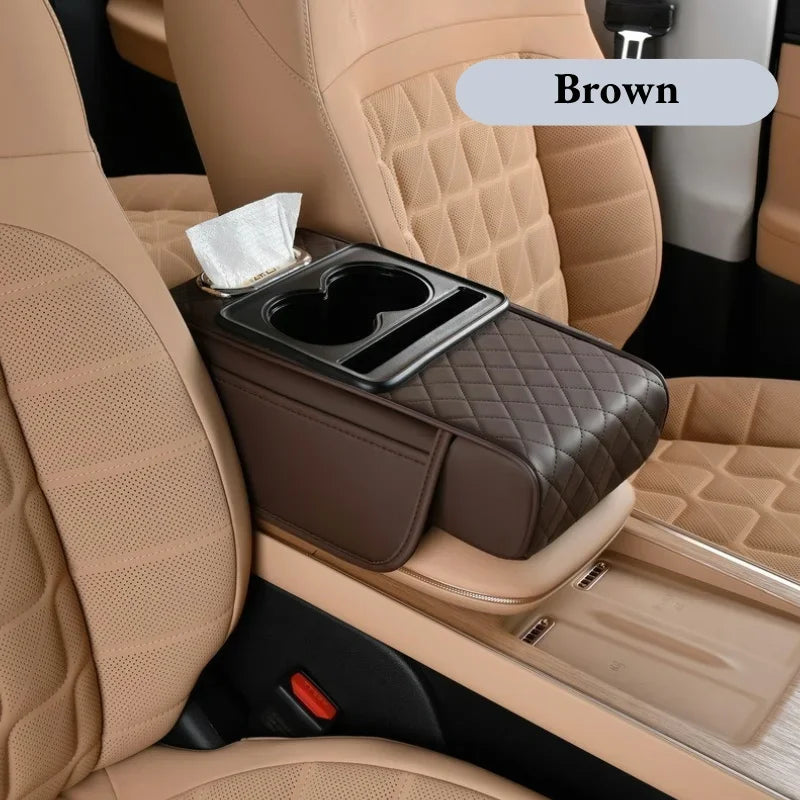 Universal Car Center Console Organizer and Armrest Cushion