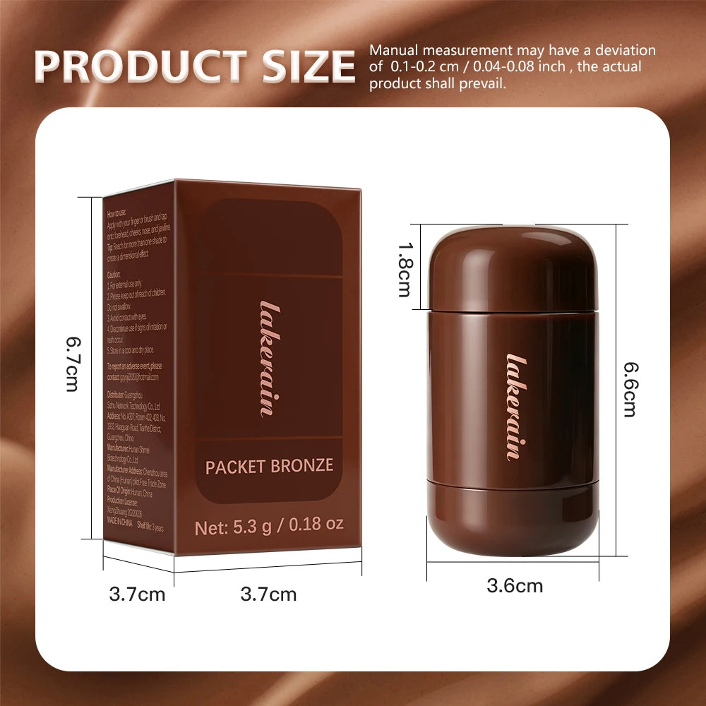 Cream Bronzer Contour Stick for Face Sculpting - 15