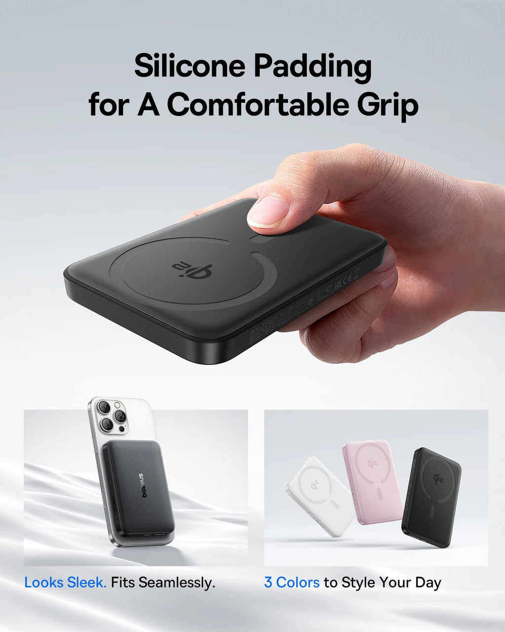 Qi2 Magnetic Wireless Portable Power Bank 10000mAh