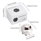 Electric Scalp Massager with Light Therapy and Oil Applicator