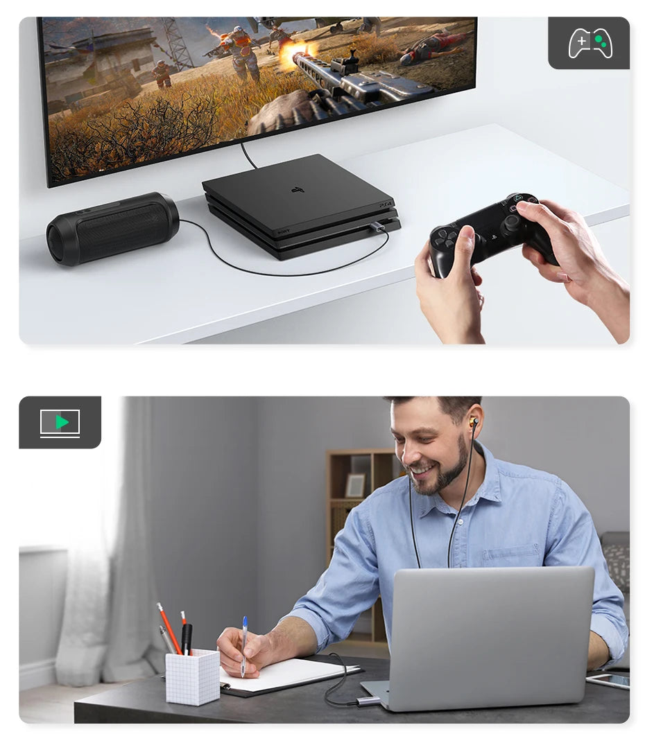 USB to 3.5mm External Sound Card Audio Adapter - 20