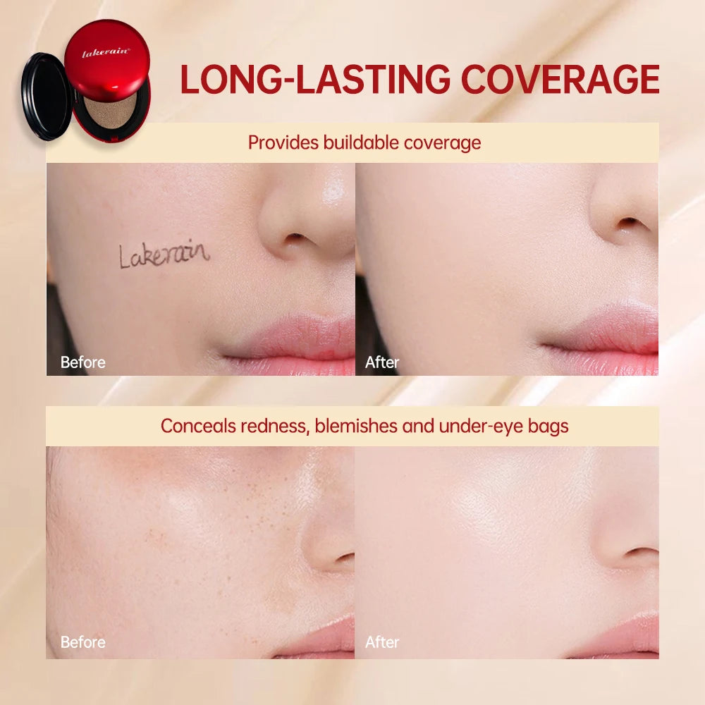 Waterproof Long-Lasting Cushion Foundation with Sun Protection