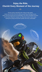 Bluetooth 5.4 Motorcycle Helmet Intercom Headset