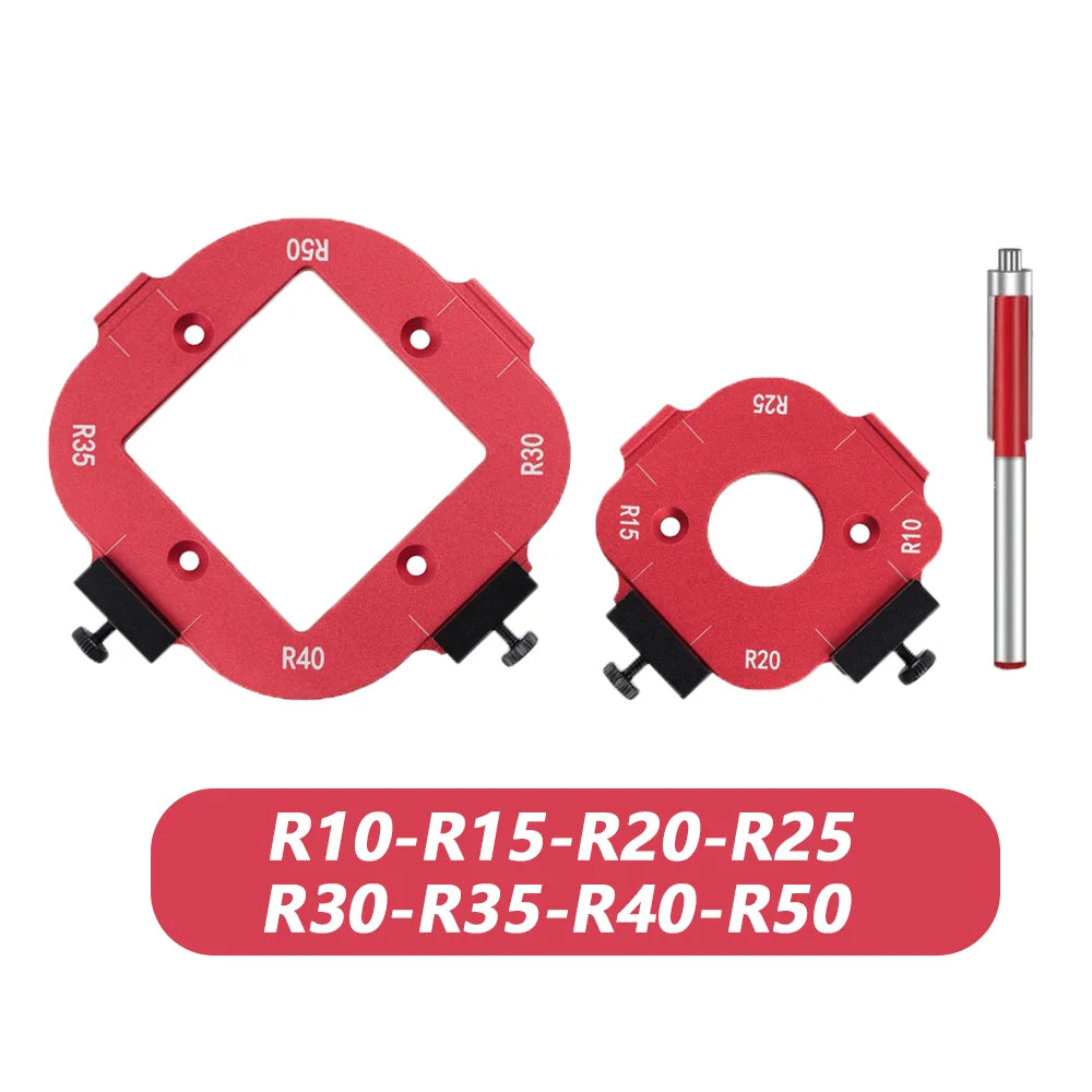 Router Corner Radius Template Jig for Woodworking