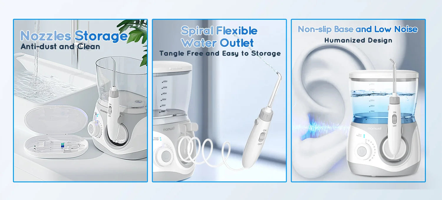 Electric Water Flosser with 8 Nozzles for Deep Oral Cleaning - 11