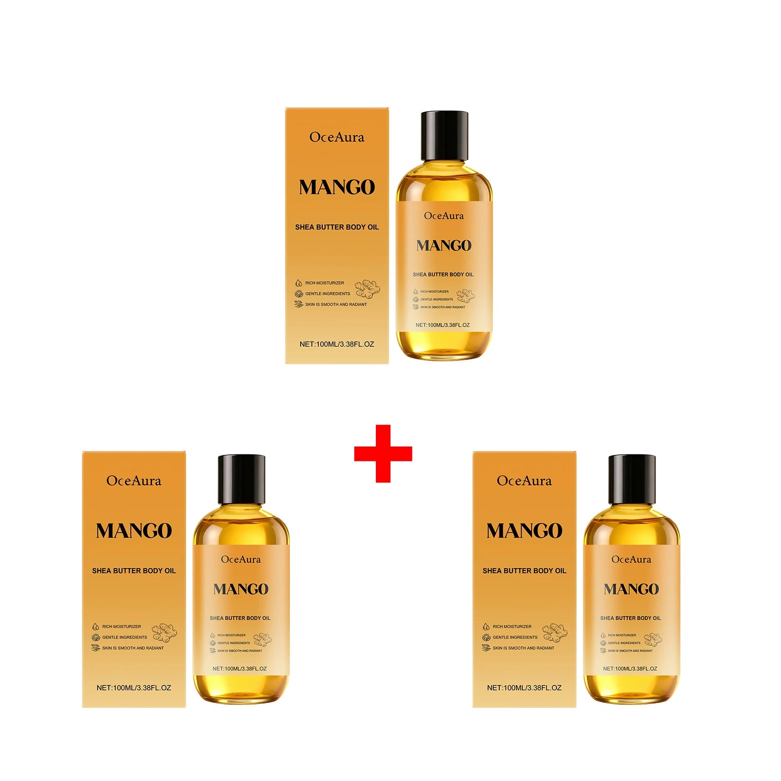 Mango Shea Butter Moisturizing Body Oil for Dry Skin - 13