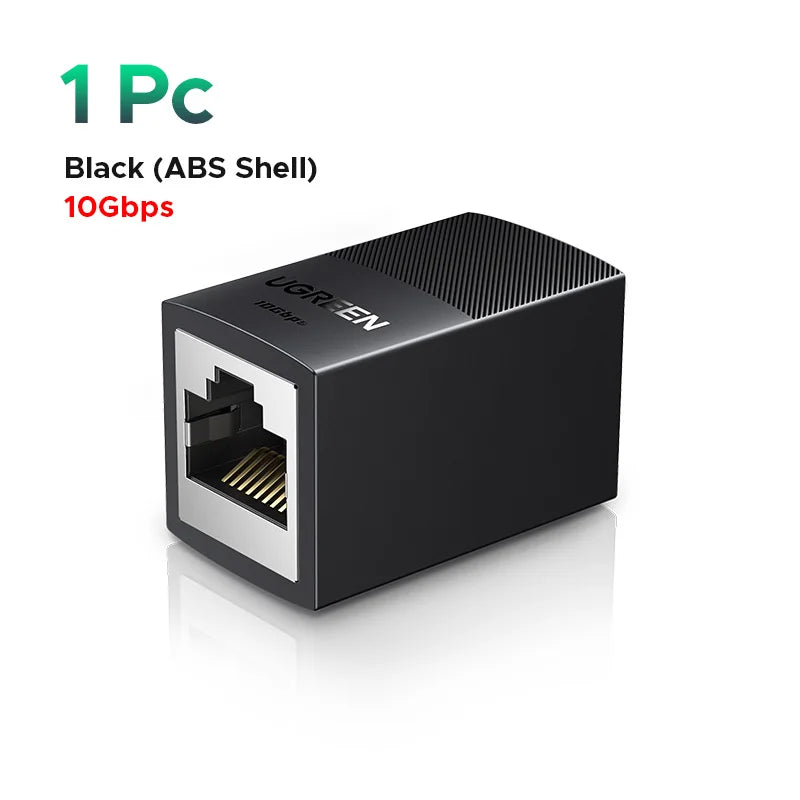RJ45 Ethernet Cable Extender Adapter 10Gbps Female to Female