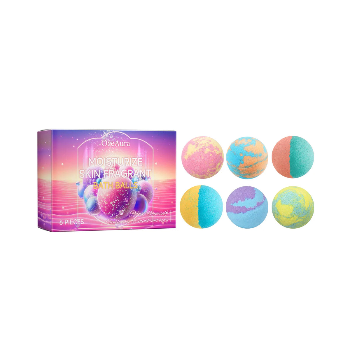 Aromatherapy Moisturizing Bath Bombs for Stress Relief