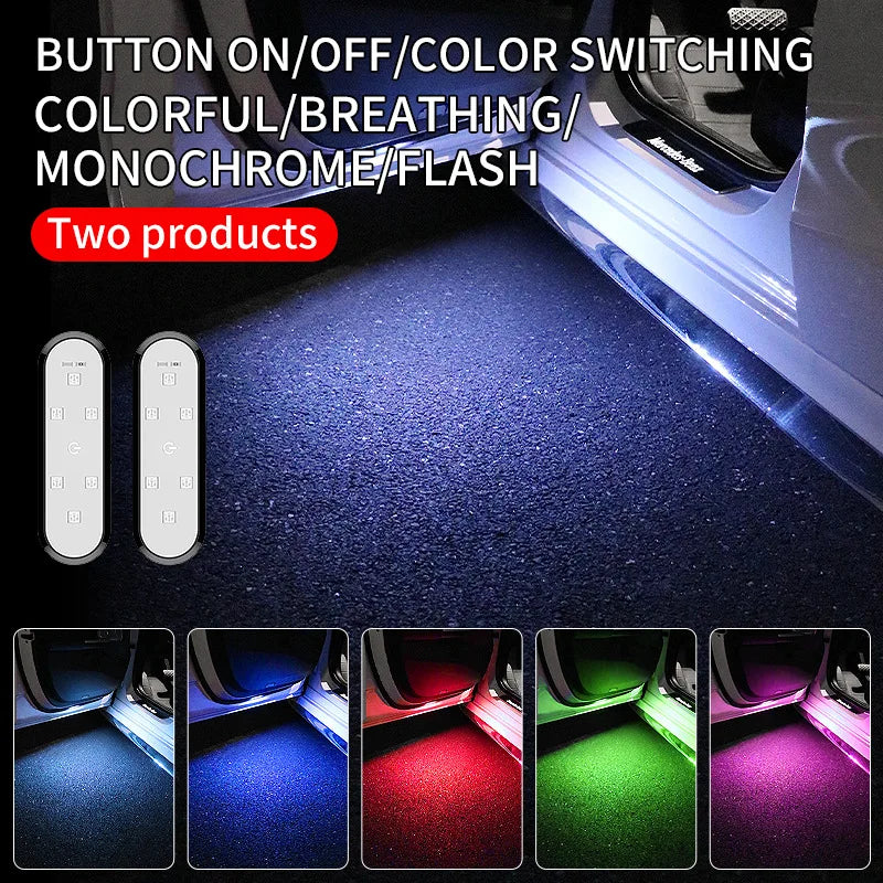 Magnetic LED Car Door Warning Light with USB Rechargeable Battery