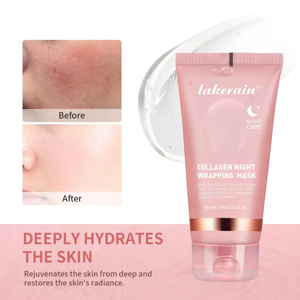 Collagen Peel-Off Night Wrapping Mask for Skin Hydration - 3