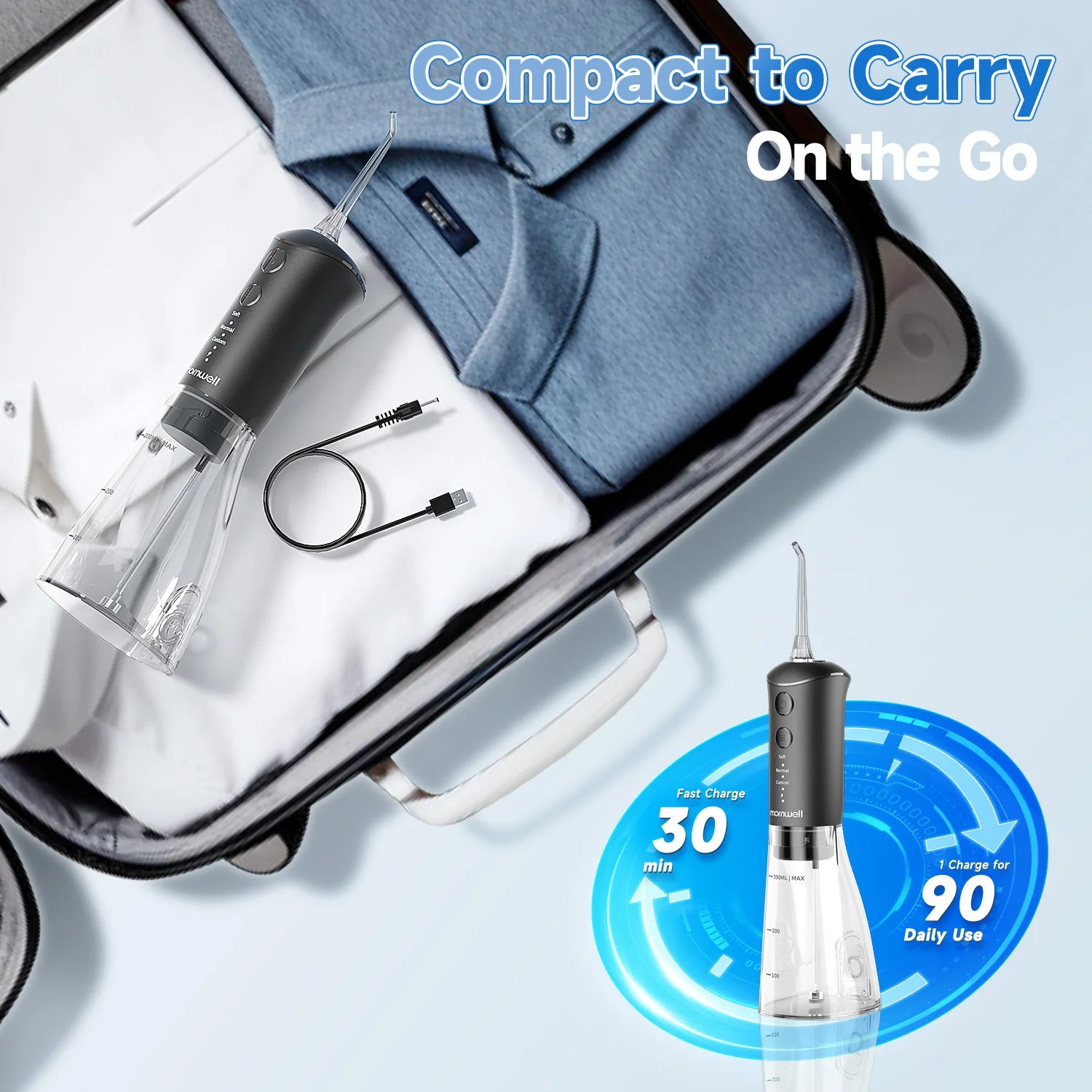 2-in-1 Oral Irrigator and Sonic Electric Toothbrush Kit - 13