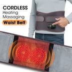 Cordless Heated Vibration Waist Massage Belt