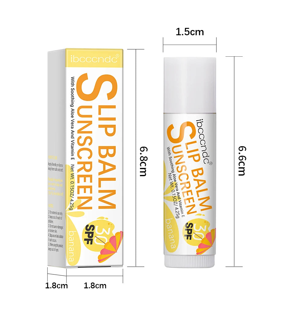 SPF 30 Sunscreen Moisturizing Lip Balm for UV Protection - 15