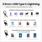 Wired In-Ear Headphones with Microphone for Mobile Devices